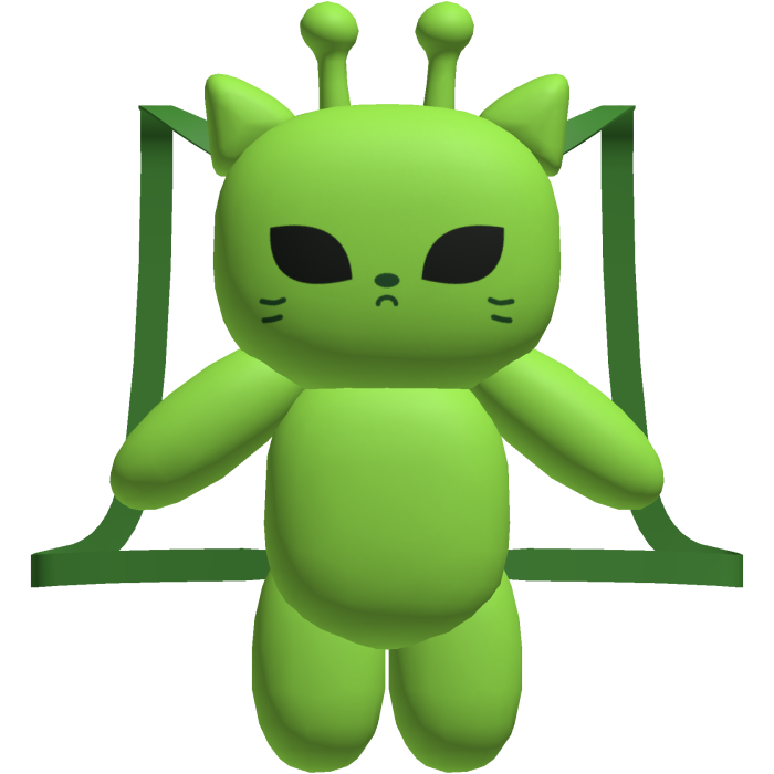 Green Alien Cat Plushie [1.0]