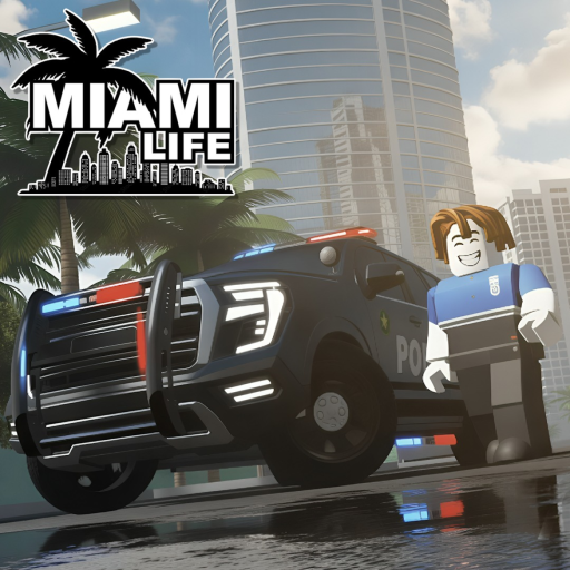 [POLICE! ] Miami Life RP: Alpha  official Roblox game thumbnail