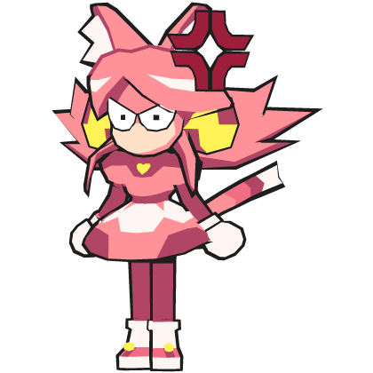 Angry Pink Mew Shoulder - Deltarune Roblox item