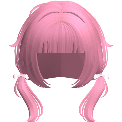 pink thin low wispy baby pigtails