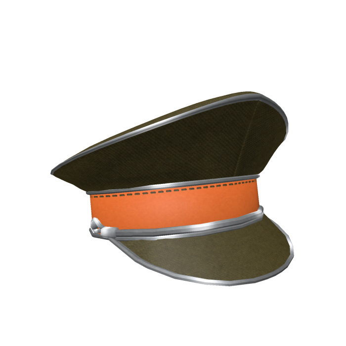Green and orange hat