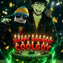 Happy Birthday to cool guy icon