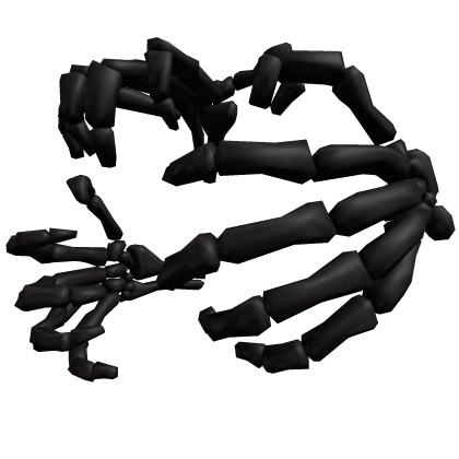 Black Chrome Skelehands See No Evil  Roblox item