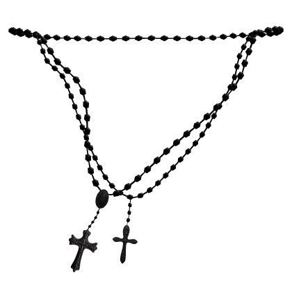 Dual Cross Necklace thumbnail