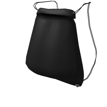 Black Drawstring Bag Roblox item