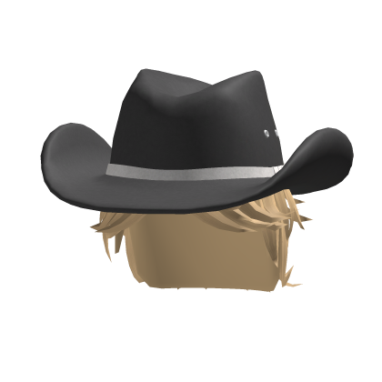 Messy Hair + Cowboy Hat