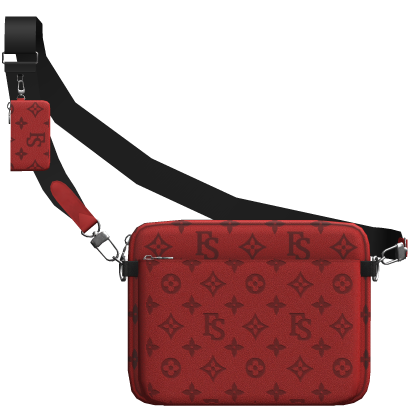 Red Designer Crossbody Bag thumbnail