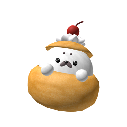 Cute ice cream seal 