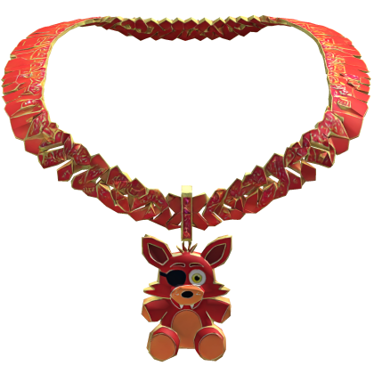 Iced Out Foxy FNAF Chain 3.0
