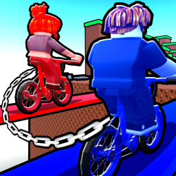 Chained Bikes! [2 Player Obby]