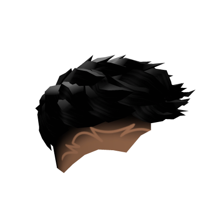 Fringe Burst Fade Desordenado Pelo black
