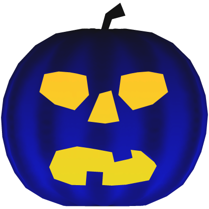 Blue and Gold Pumpkin