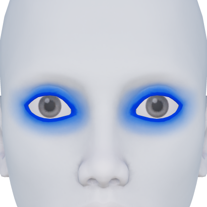 Neon Glowing Blue Eyes