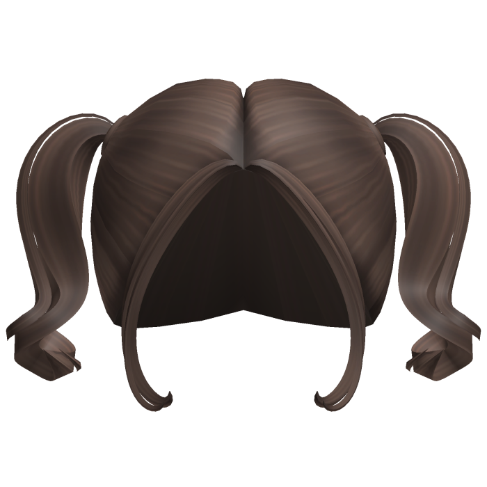 -',ৎ Curly Summer Preppy Pigtails in Brown
