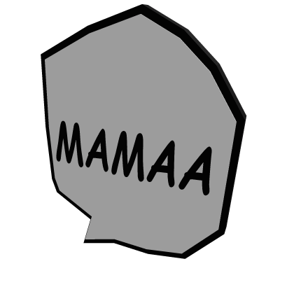 MAMAA Bubble Text
