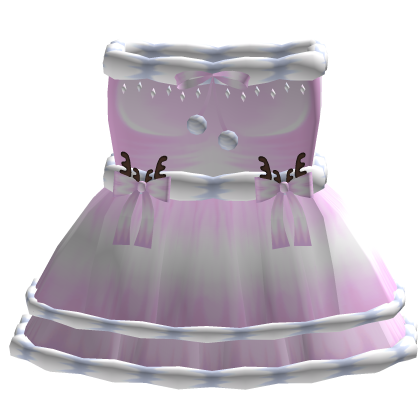 Kawaii Christmas Bow Dress