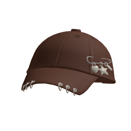 Pierced Y2K Cap (Brown) Roblox item