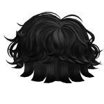 Black Messy Boy Hair