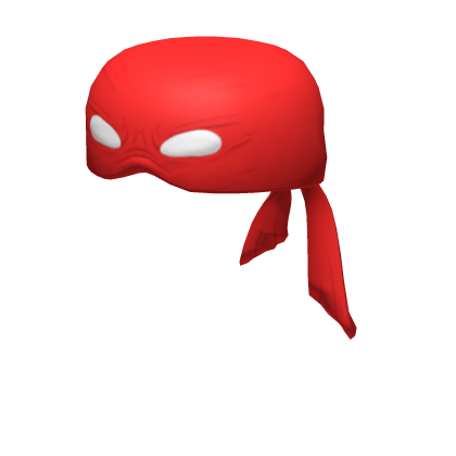Red Robber Bandana Hat Mask Roblox item