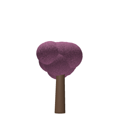Cherry Blossom Tree with falling leaves
