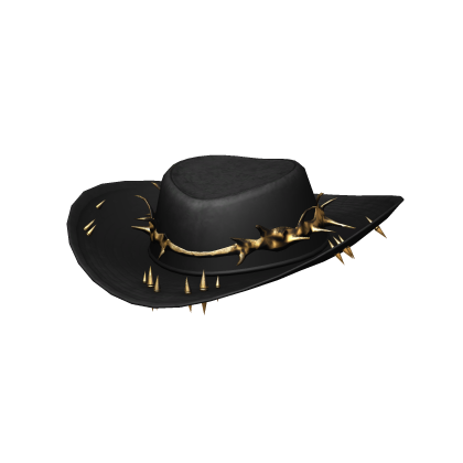 Black Gold Thorn Cowboy Hat