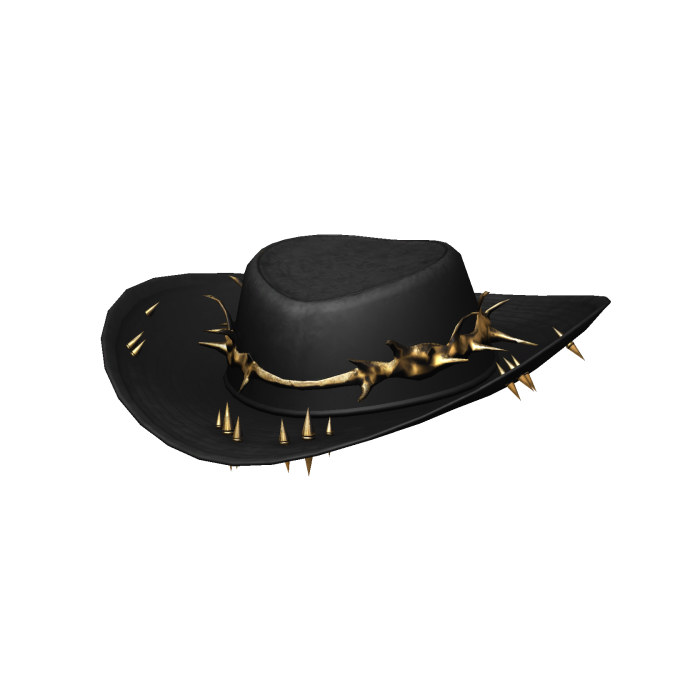 Black Gold Thorn Cowboy Hat