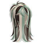 Scene Wispy Spikey Ponytail (Mint Chocolate Chip)