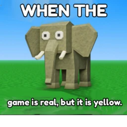 When The Game This Real But it is Yellow icon