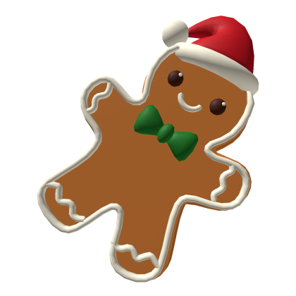 Christmas Santa Gingerbread Cookie