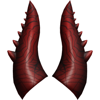 Dark Red Spiderweb Candle of Pwnage Horns Add-On
