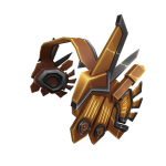 Mecha DJ Headphones Gold