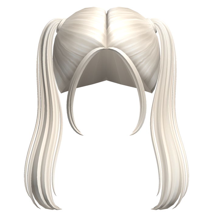-',ৎ High Wavy Preppy Pigtails in Ash Blonde