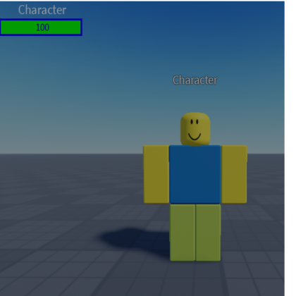NPC Health Bar GUI