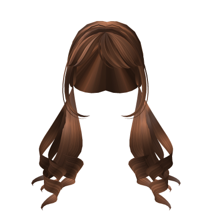Cute Curly Pigtails In Brown thumbnail