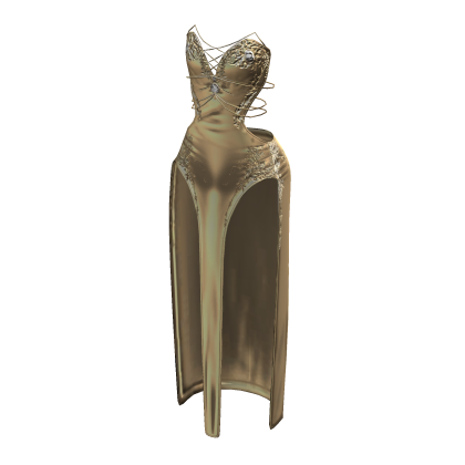 Gold Elegant Iconic Dress