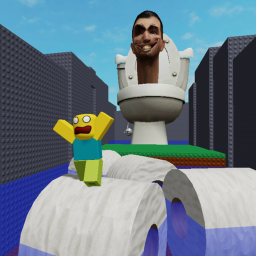 Jump 333 Toilet Papers to Escape Skibidi Toilet!