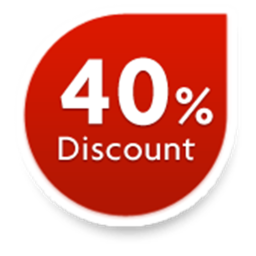 40% discount
