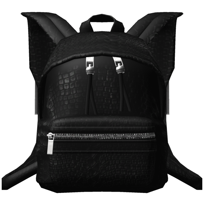  Embossed Leather City Backpack 1.0