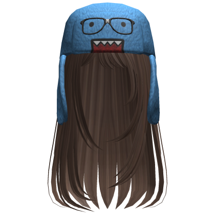 Domo Long Girl Hair Brown V3