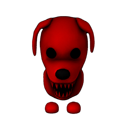 Scary adopt me dog facing front Roblox decal