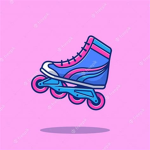 Roller Skaters And Rollerblades And Ice Skaters