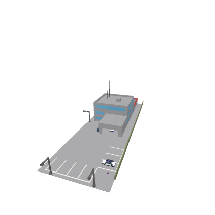 Town of robloxia Police building.