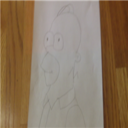 Homer Simpson Drawing By Nicolas77 Roblox decal
