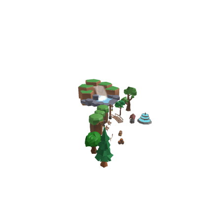 low poly similater map 
