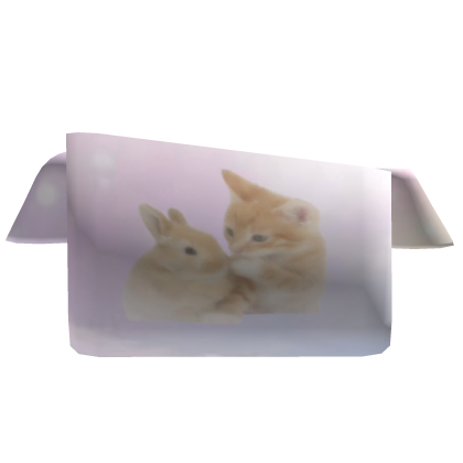 ♡ cutecore bunny and kitty off shoulder top Roblox item