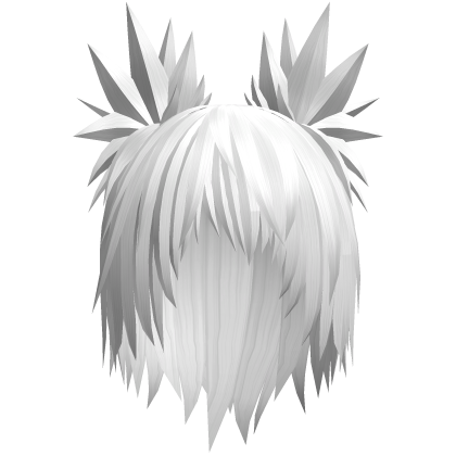 Spiky neff emo vkei white hair Roblox item