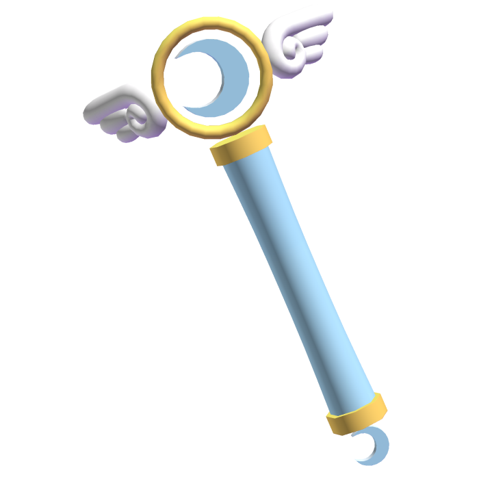 Magical Girl Staff Blue Moon Madoka Sailor