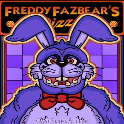 FNAF Bonnie Retro Poster Roblox decal