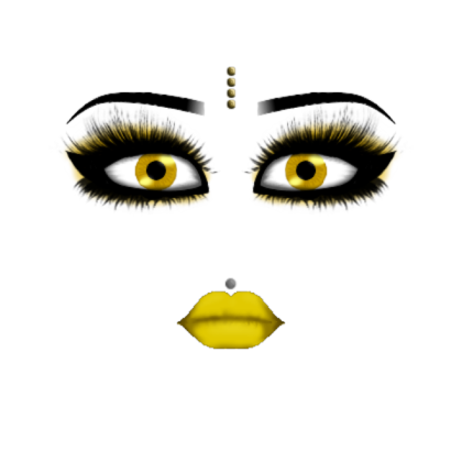 Acidic™ Makeup || Golden Godess Roblox decal