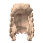 Aesthetic Half Up Waves w/ Bubbly Braids